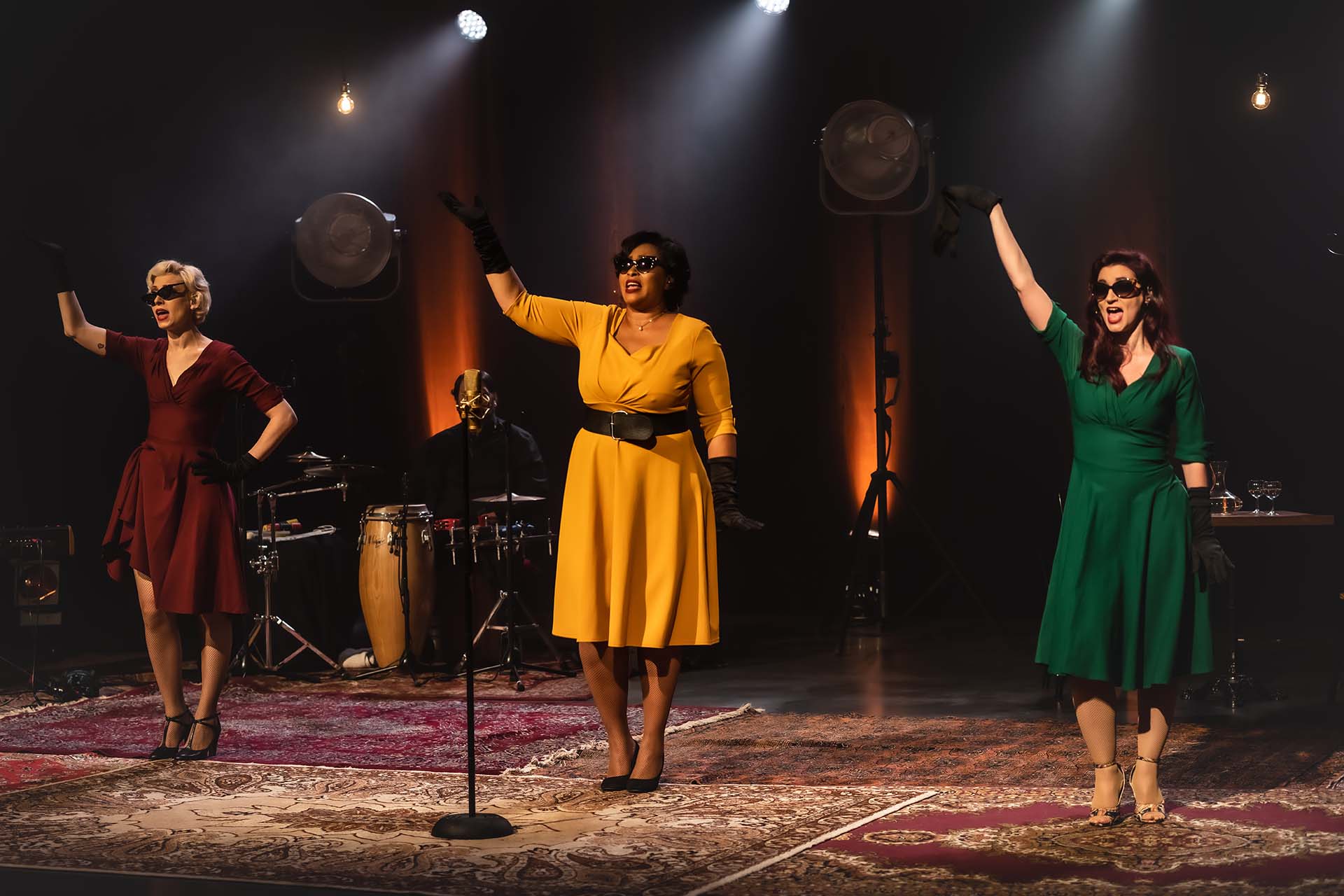 Shooting des Poo Pee Doo Sisters par Denis Grudet