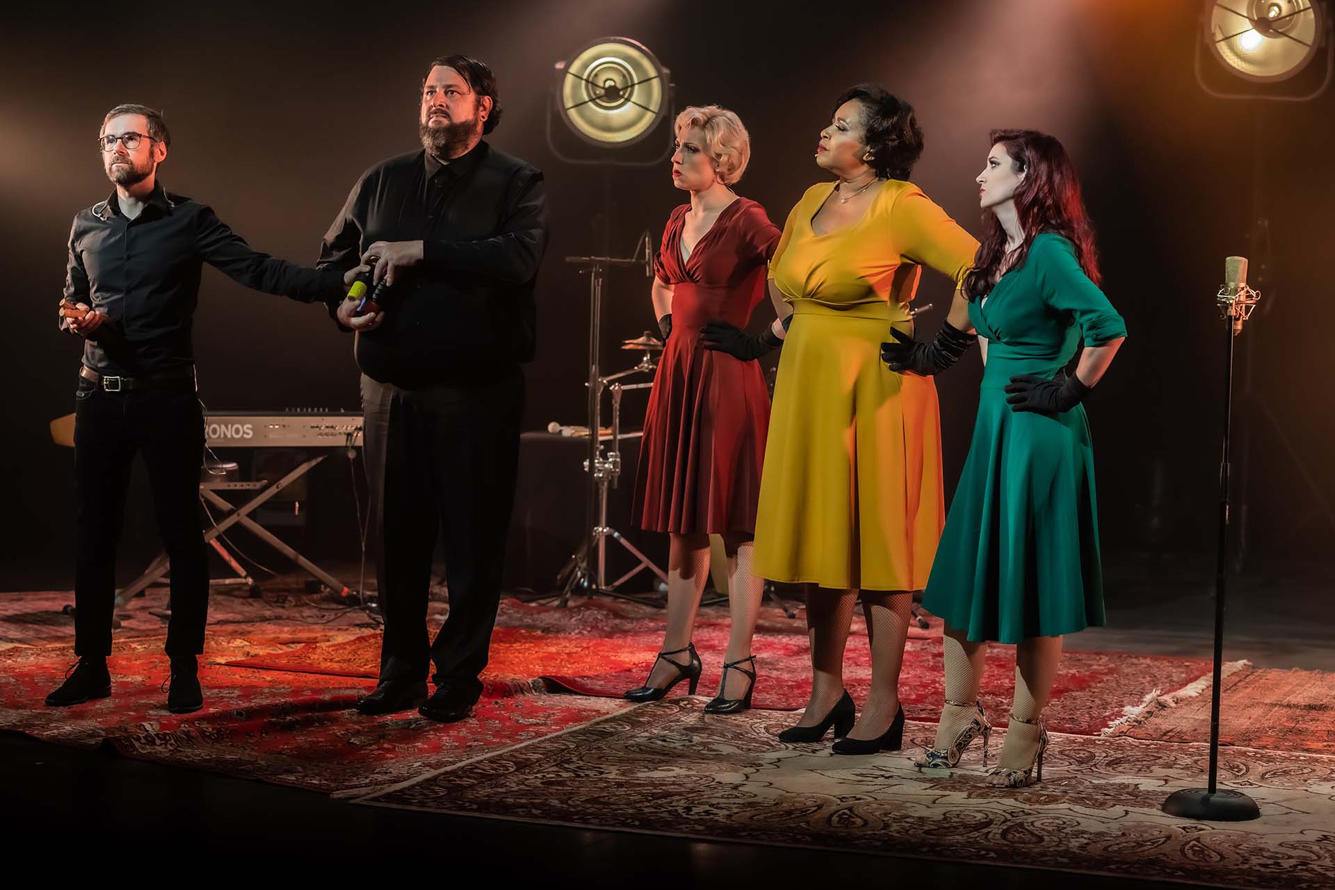 Shooting des Poo Pee Doo Sisters par Denis Grudet