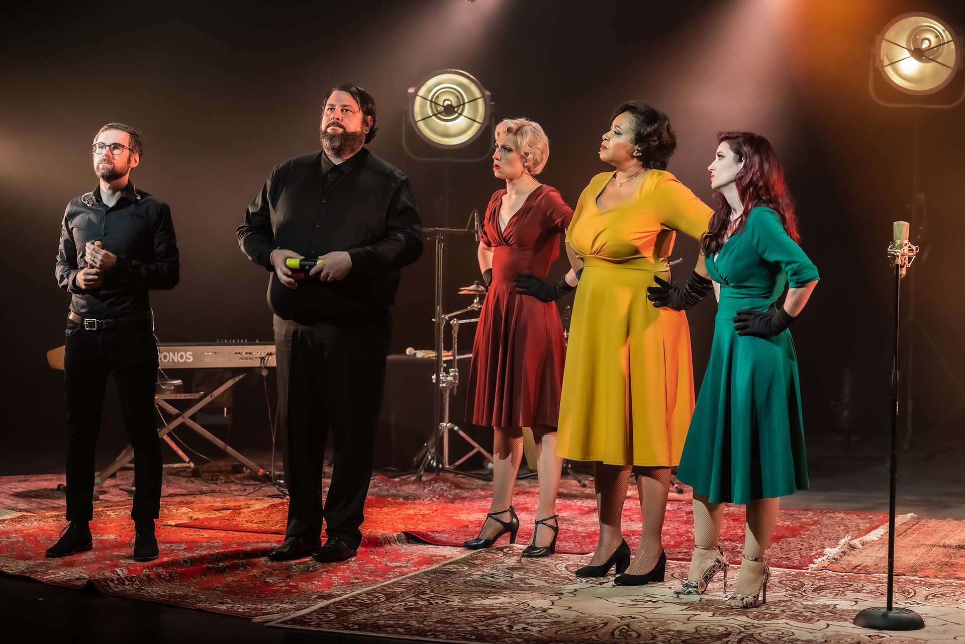 Shooting des Poo Pee Doo Sisters par Denis Grudet