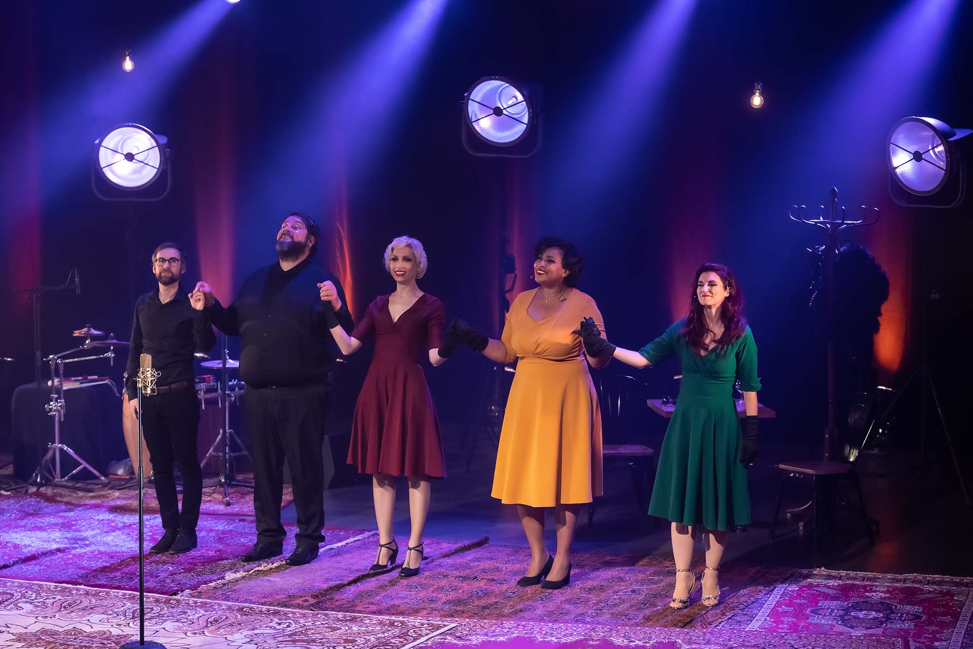 Shooting des Poo Pee Doo Sisters par Denis Grudet